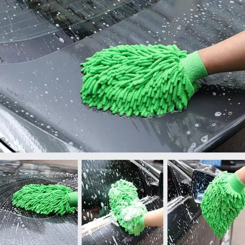 Micro Fiber Cleaning Gloves