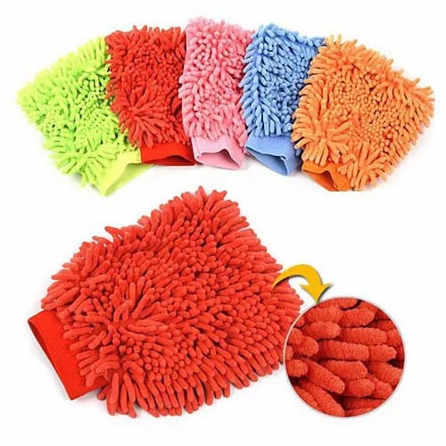 Micro Fiber Cleaning Gloves