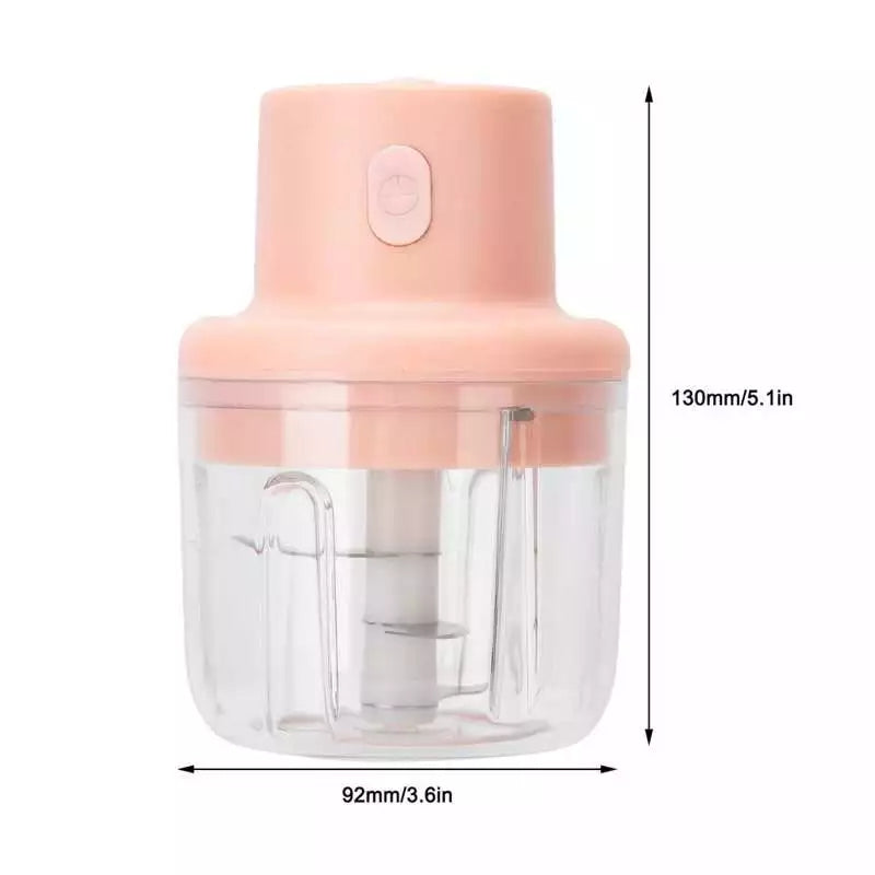 Portable USB Rechargeable Wireless Mini Garlic Food Chopper