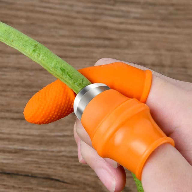 Silicone Multifunctional Thumb Cutter With Finger Protectors