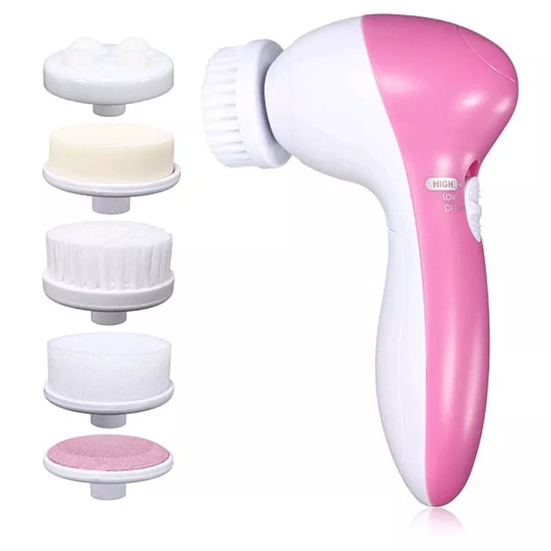 5 in 1 Electric Waterproof Facial Cleansing Brush