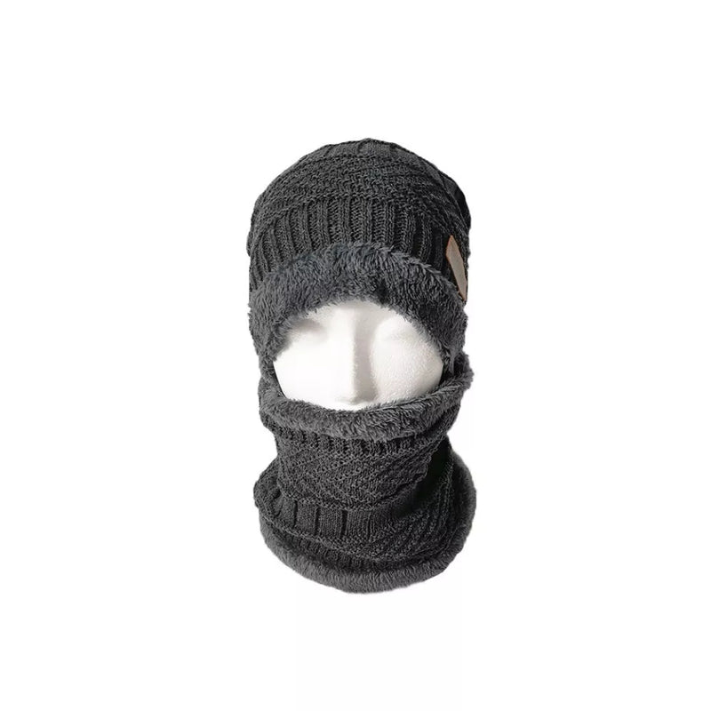 Warm Knitted Neck and Hat Cap For Men and Women