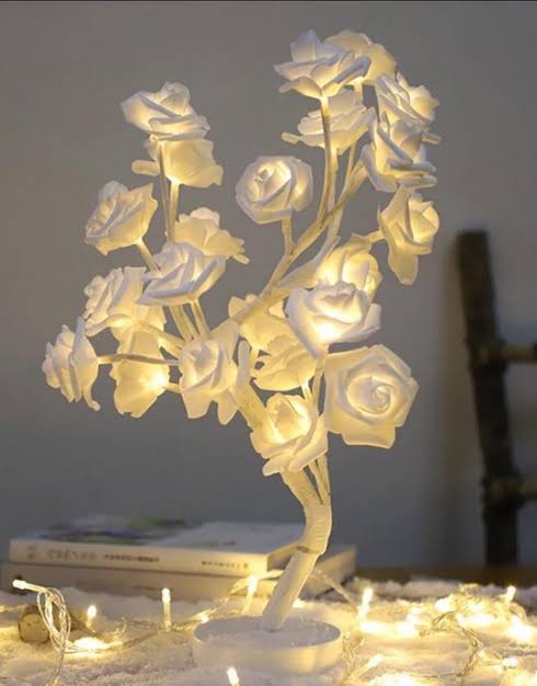 LED Rose Flower Tree Table Lamp