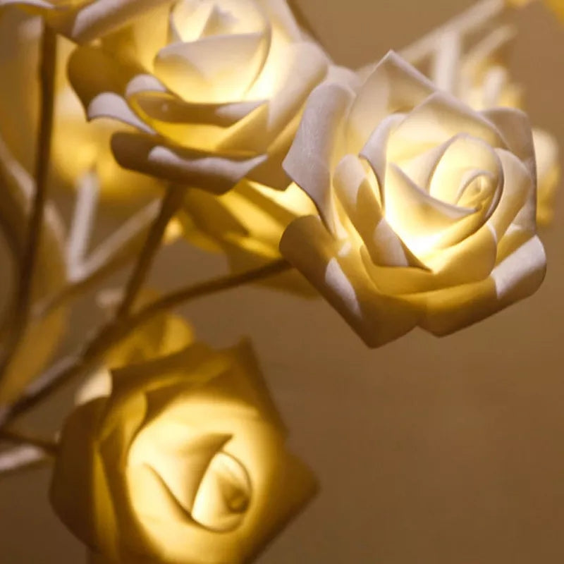 LED Rose Flower Tree Table Lamp